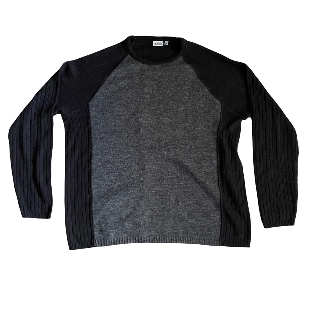 XL Vintage O’Reily’s Black Gray Crew Sweater